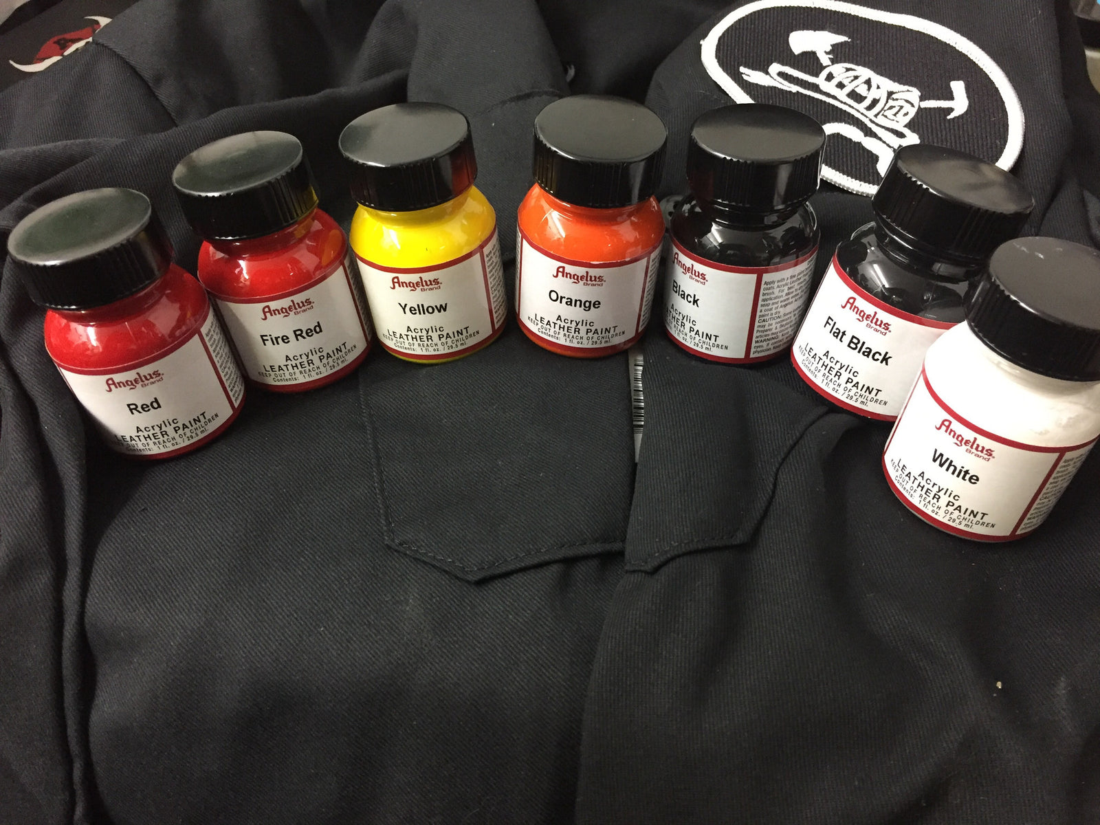 Angelus Touch-Up Paint for TL2 Helmets, Straps and more.