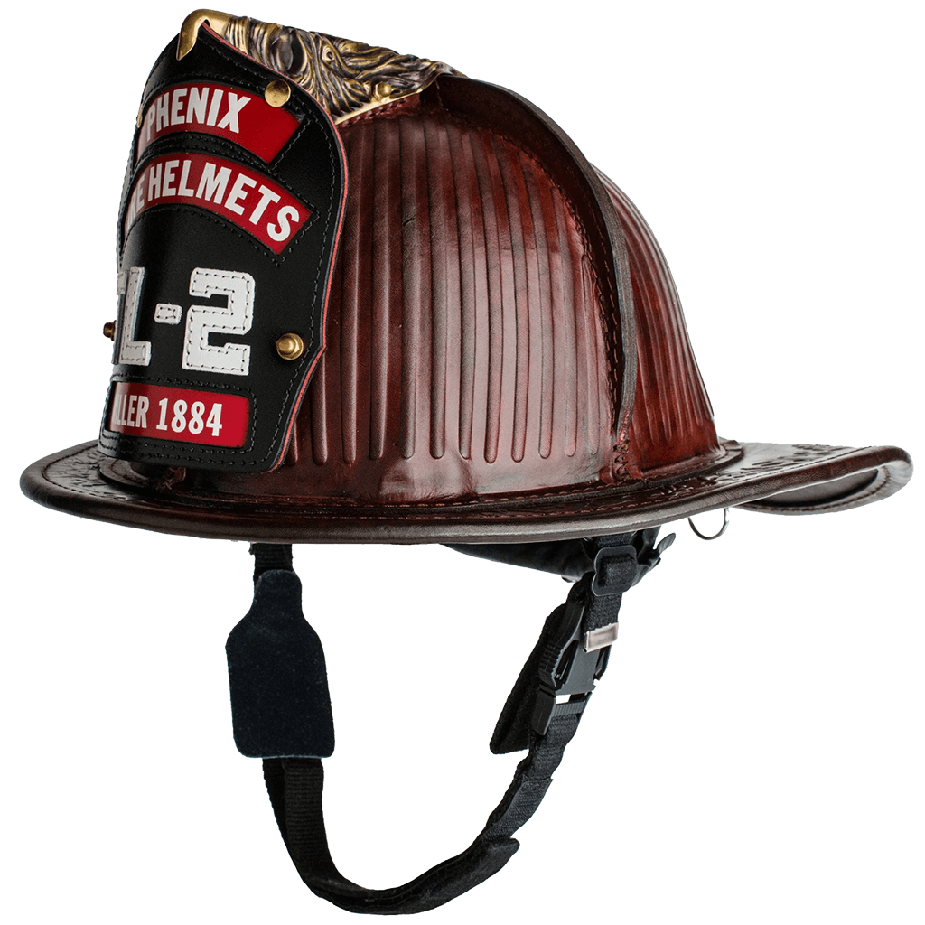 NATURAL FINISH INSTOCK NON MILLER Phenix TL-2 Traditional Leather Helmet