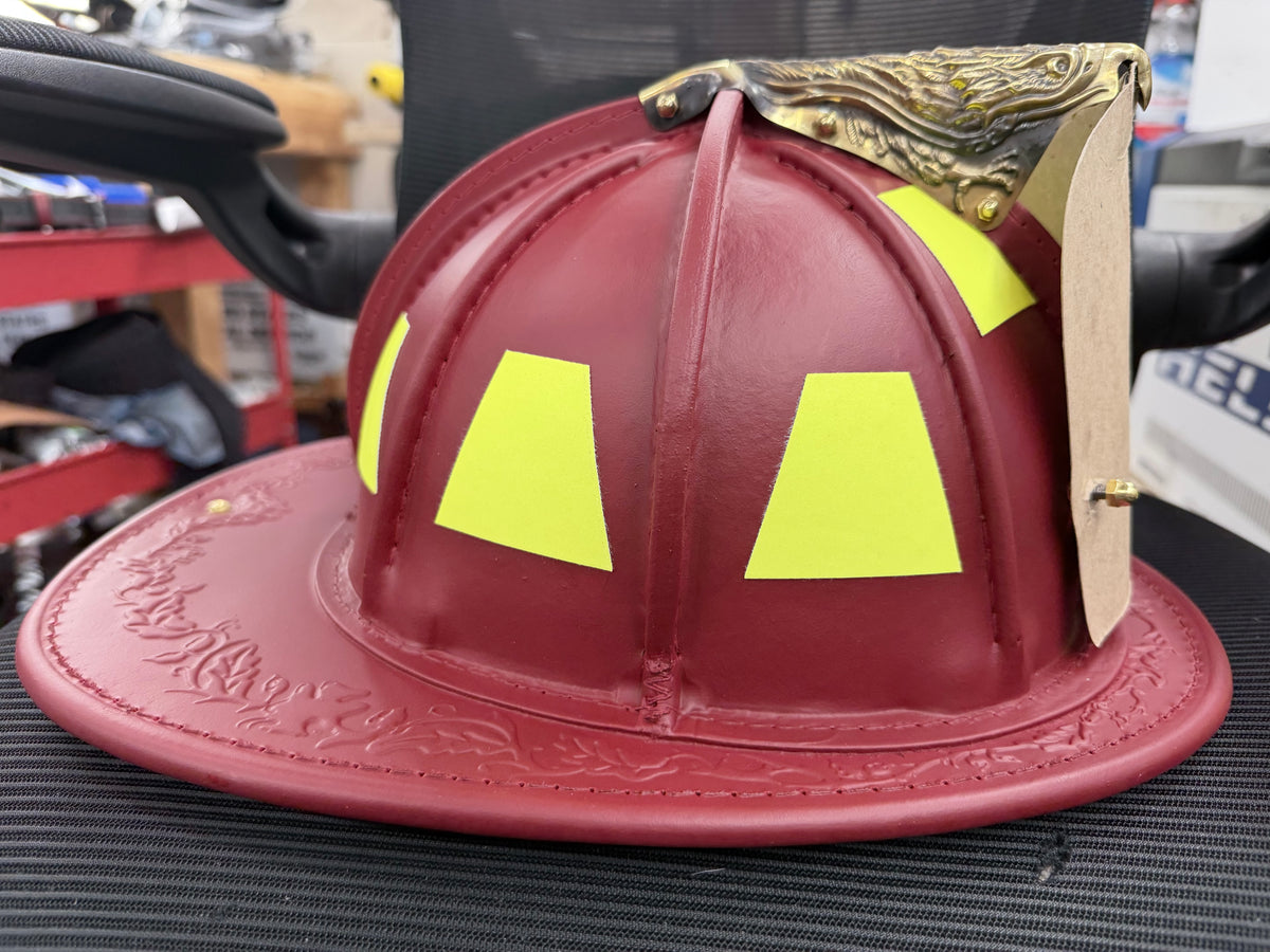SCARLET RED IN-STOCK READY TO SHIP! Phenix TL-2 Traditional Leather Helmet