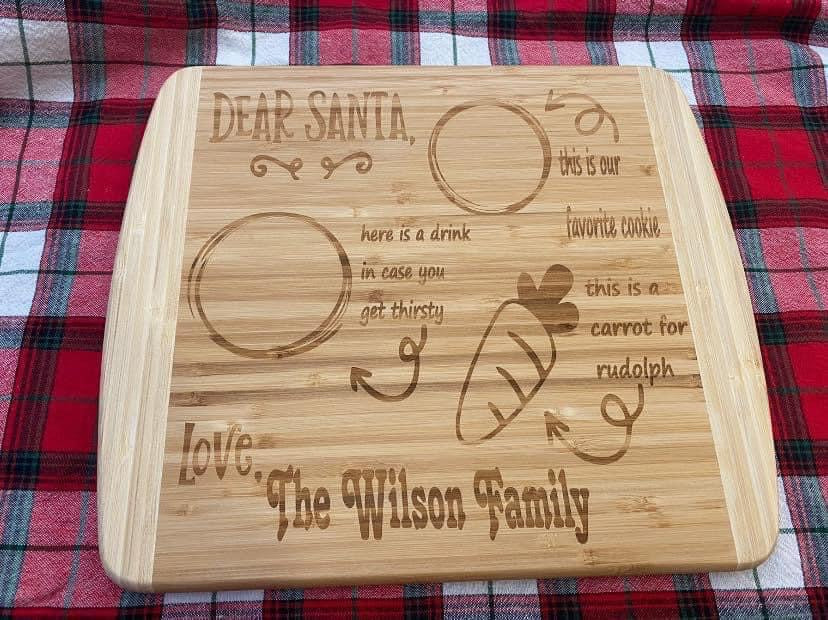 Santa Cookie board